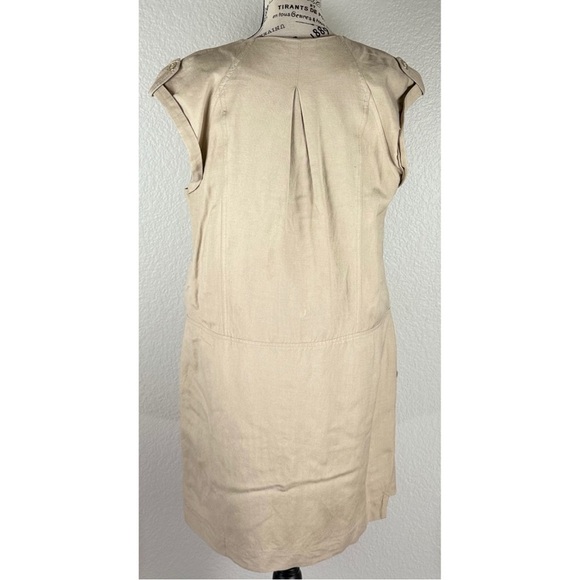 Melanie Lyne Button Front Linen Dress, size 8 - Picture 6 of 12